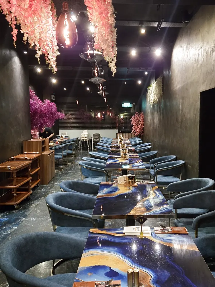 Dining room interior at Original Shawarma Grill